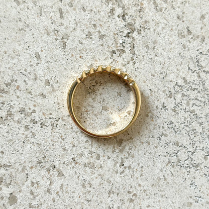 Bague Alliance - Or Jaune 750 & Diamants