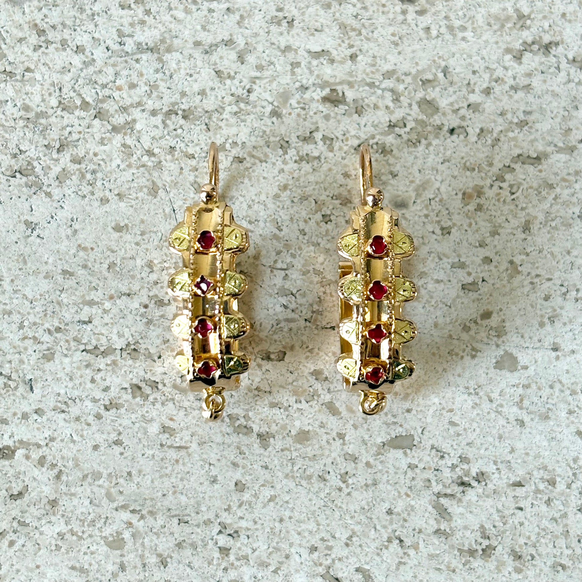 Boucles D'oreilles Vintage - Or Jaune 750