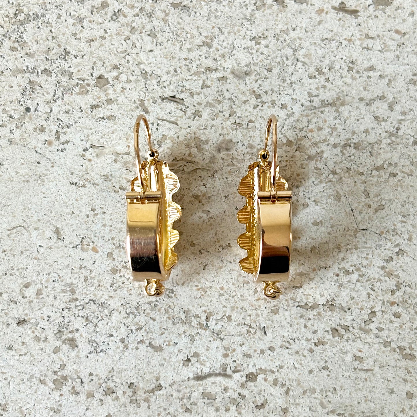 Boucles D'oreilles Vintage - Or Jaune 750