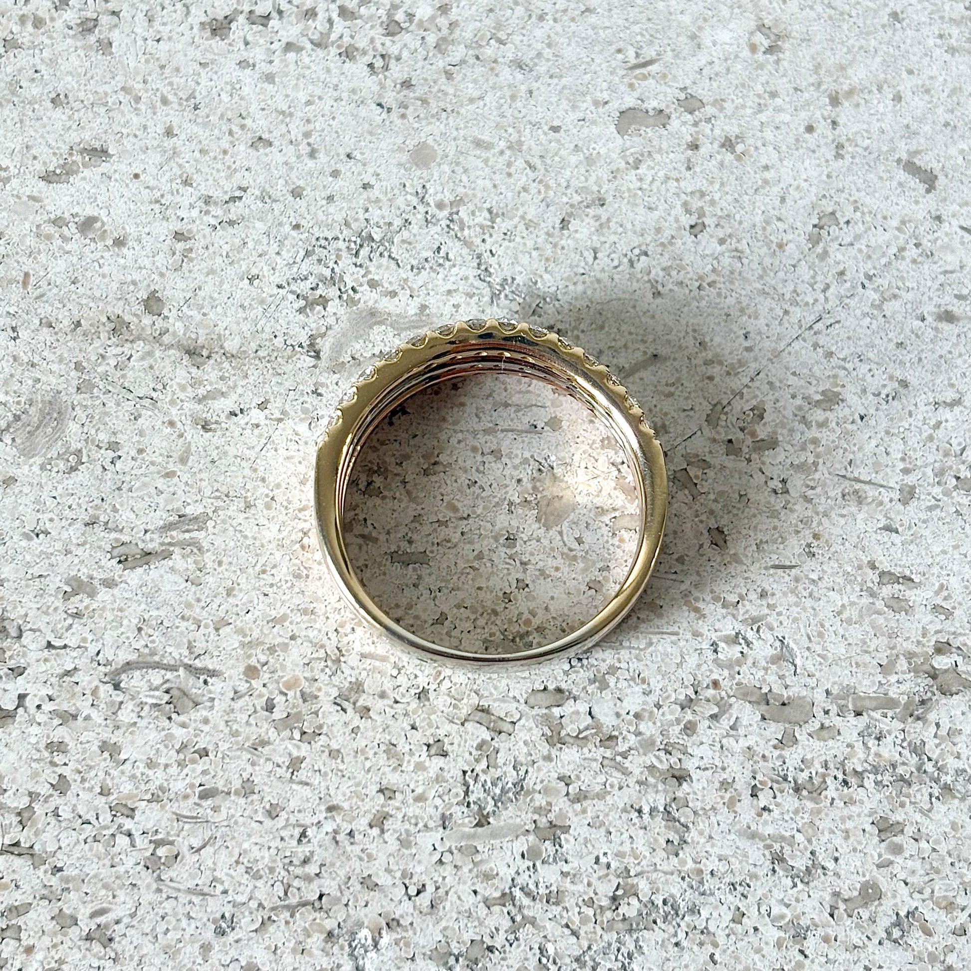 Bague Alliance - 3 Ors & Diamants