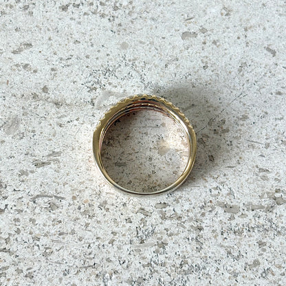 Bague Alliance - 3 Ors & Diamants