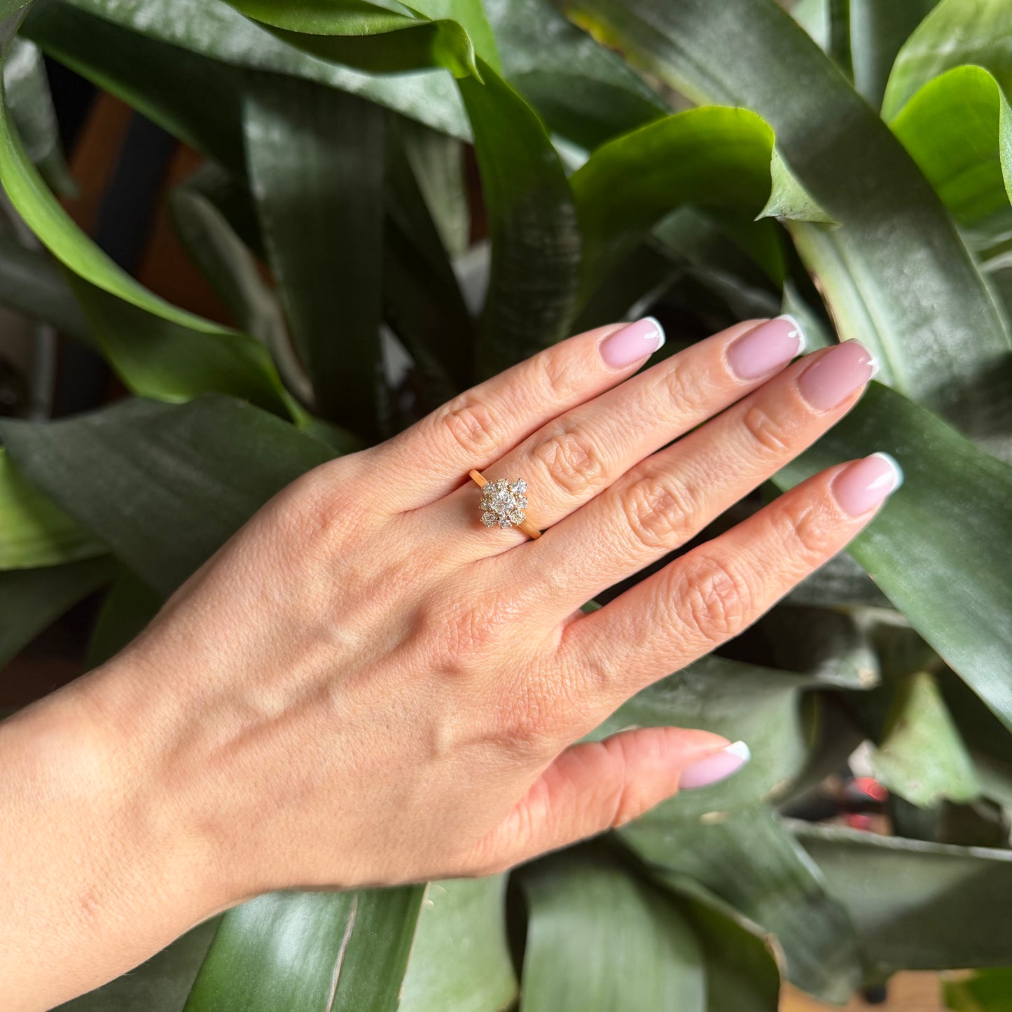 Bague Marguerite - Or Jaune 750 & Diamants