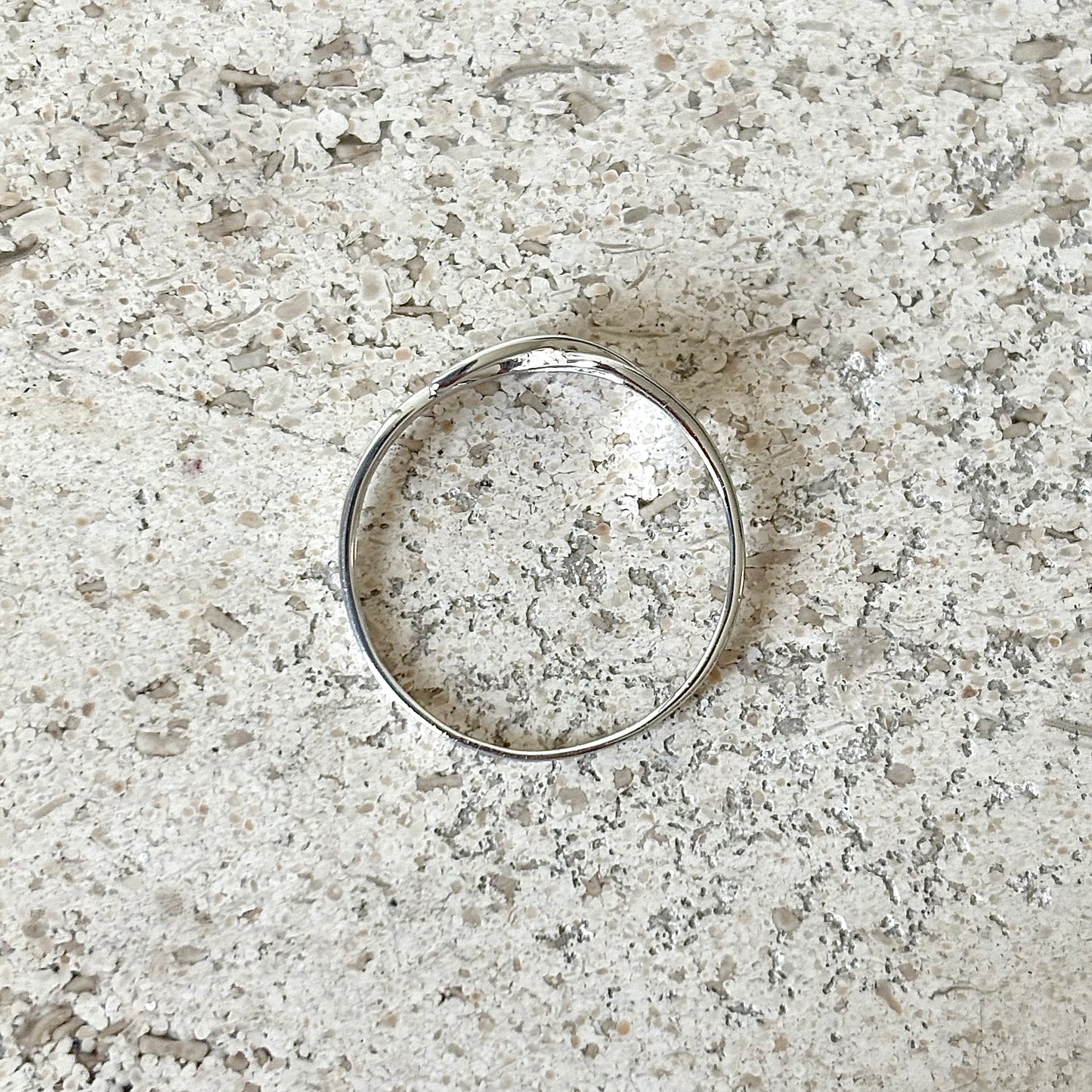 Bague Infinity - Or Blanc 750