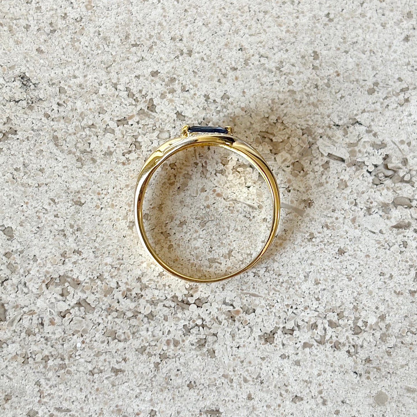 Bague Saphir - Or Jaune 750