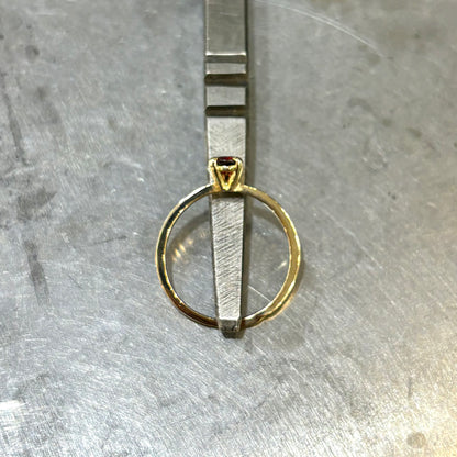 Bague Lapuna - Or Jaune 750 & Grenat