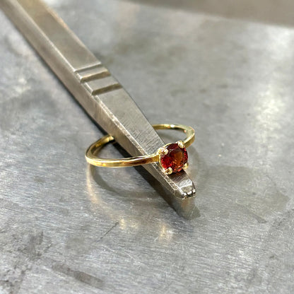 Bague Lapuna - Or Jaune 750 & Grenat