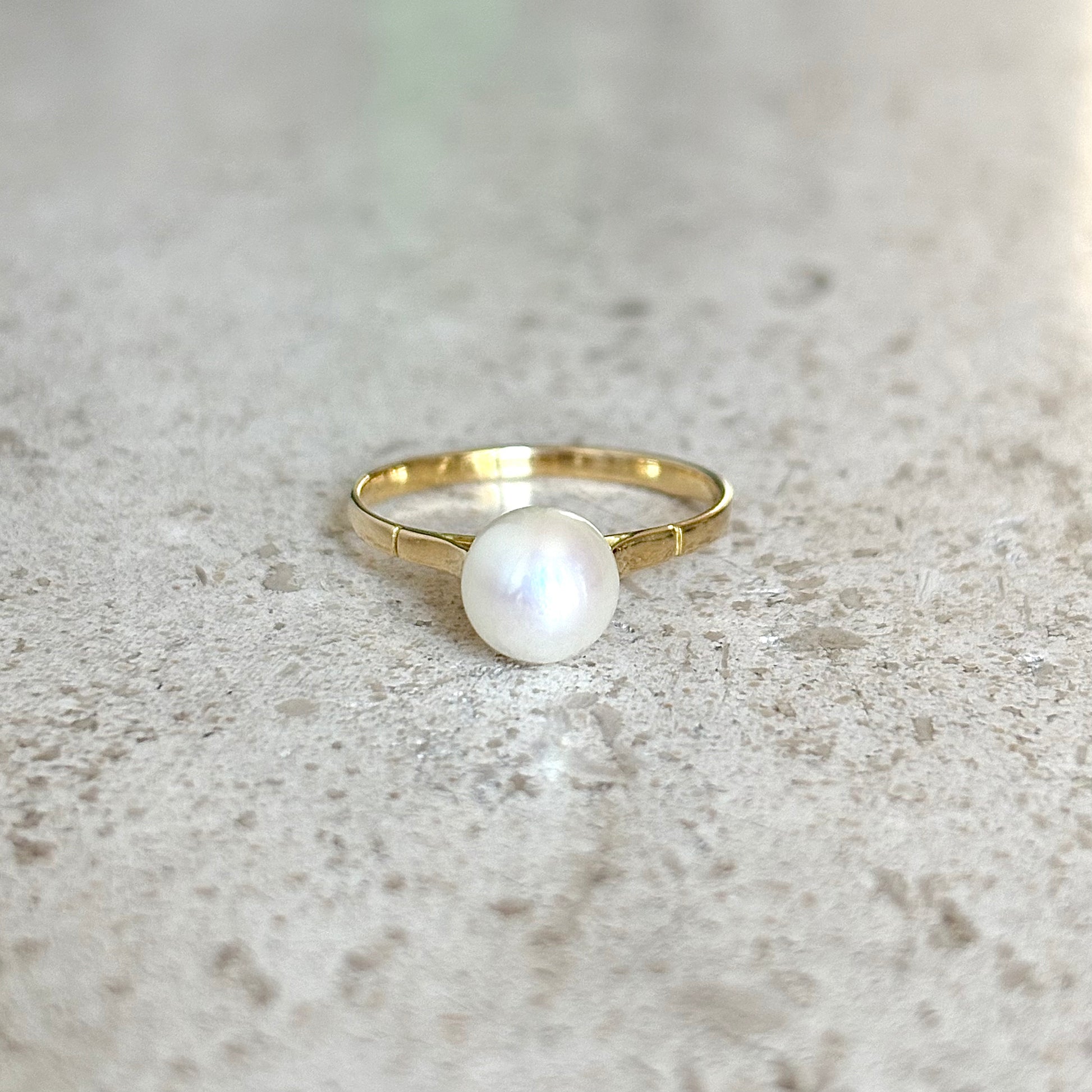Bague Perle - Or Jaune 750