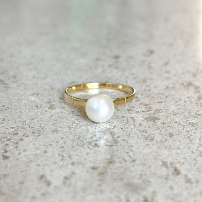 Bague Perle - Or Jaune 750