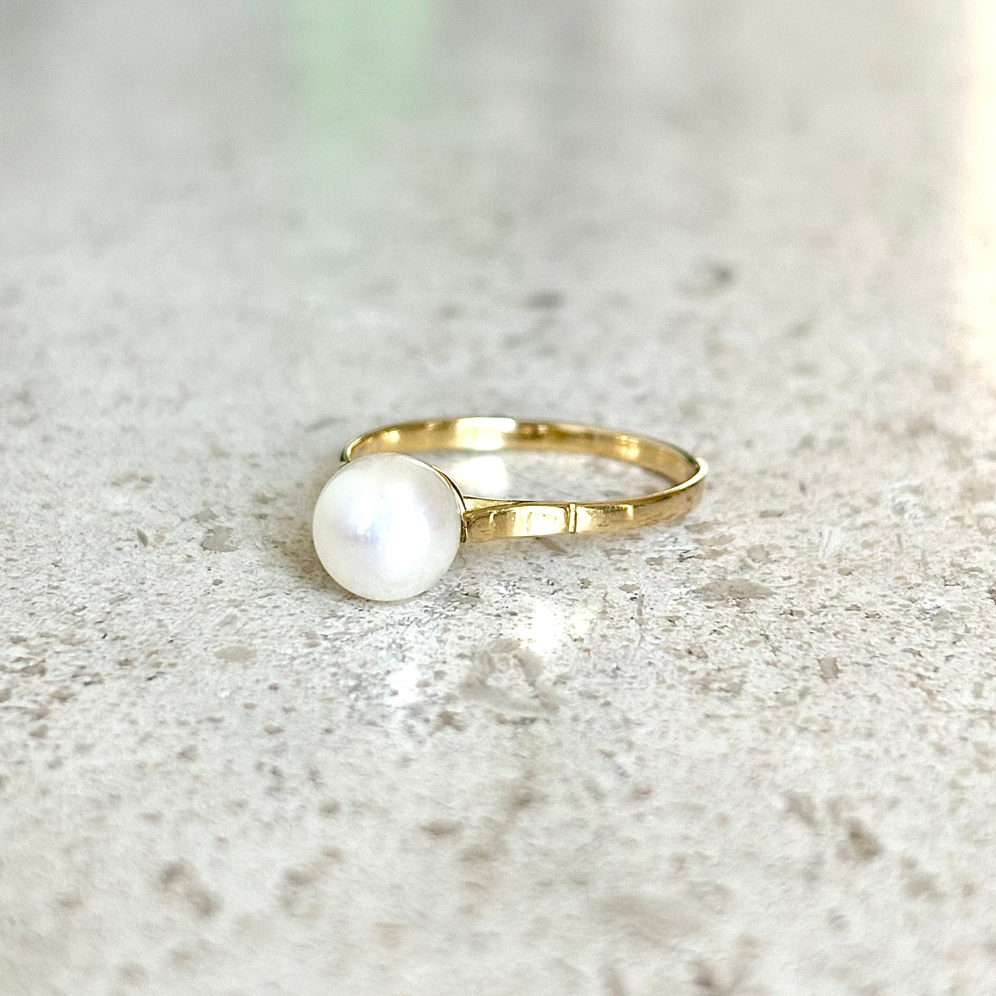 Bague Perle - Or Jaune 750