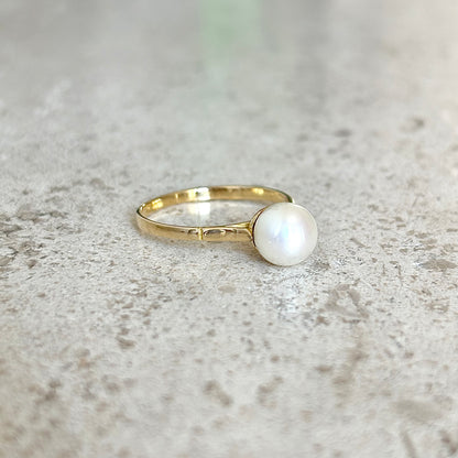 Bague Perle - Or Jaune 750