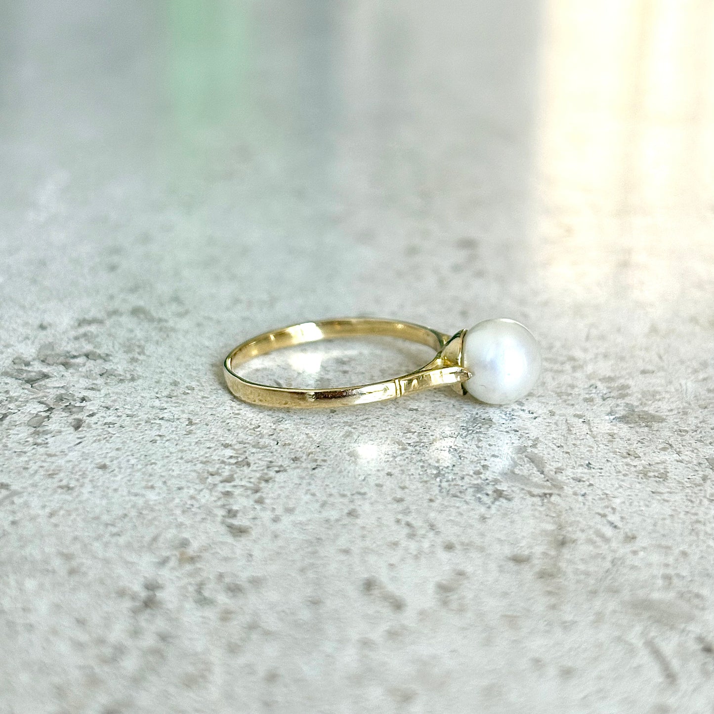 Bague Perle - Or Jaune 750