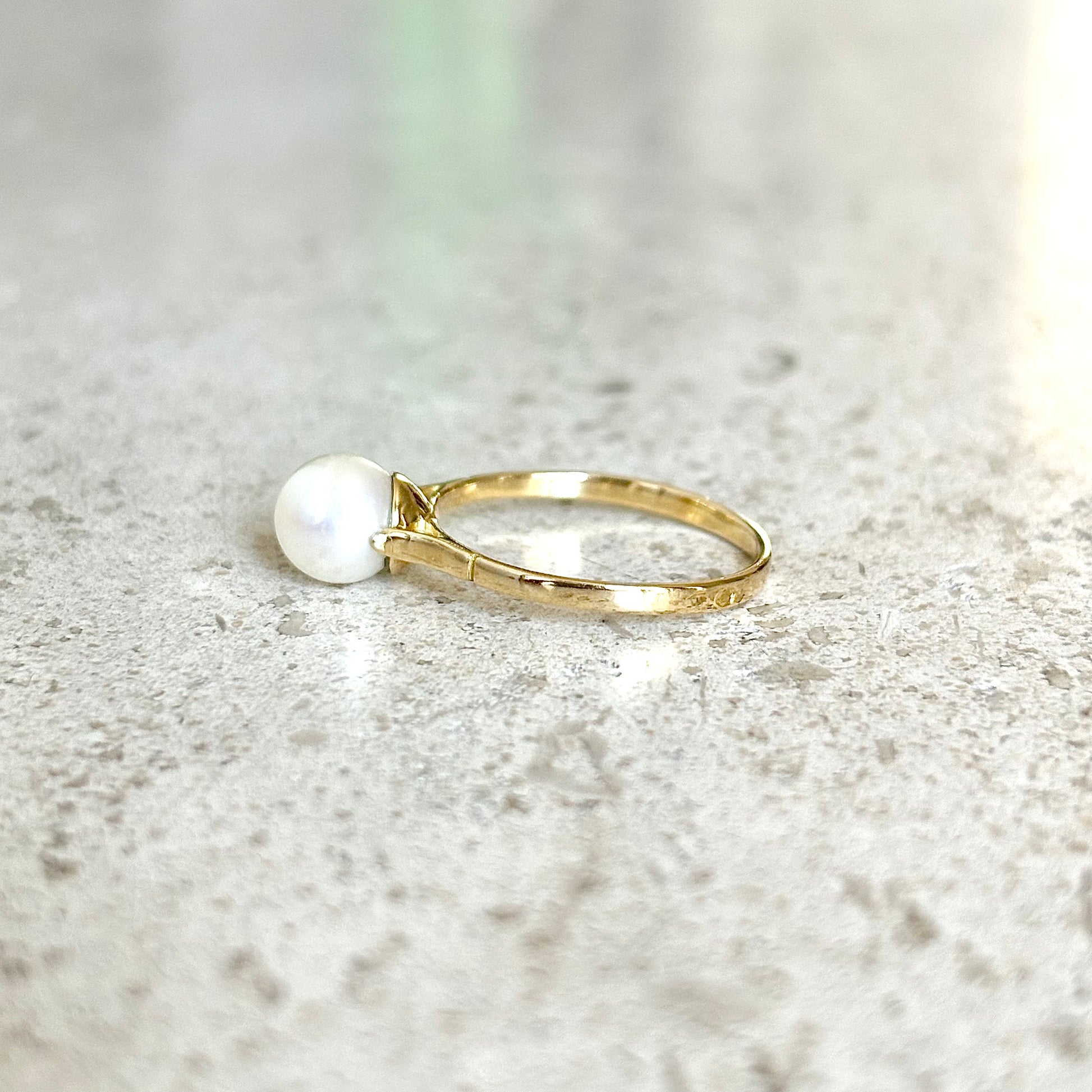 Bague Perle - Or Jaune 750
