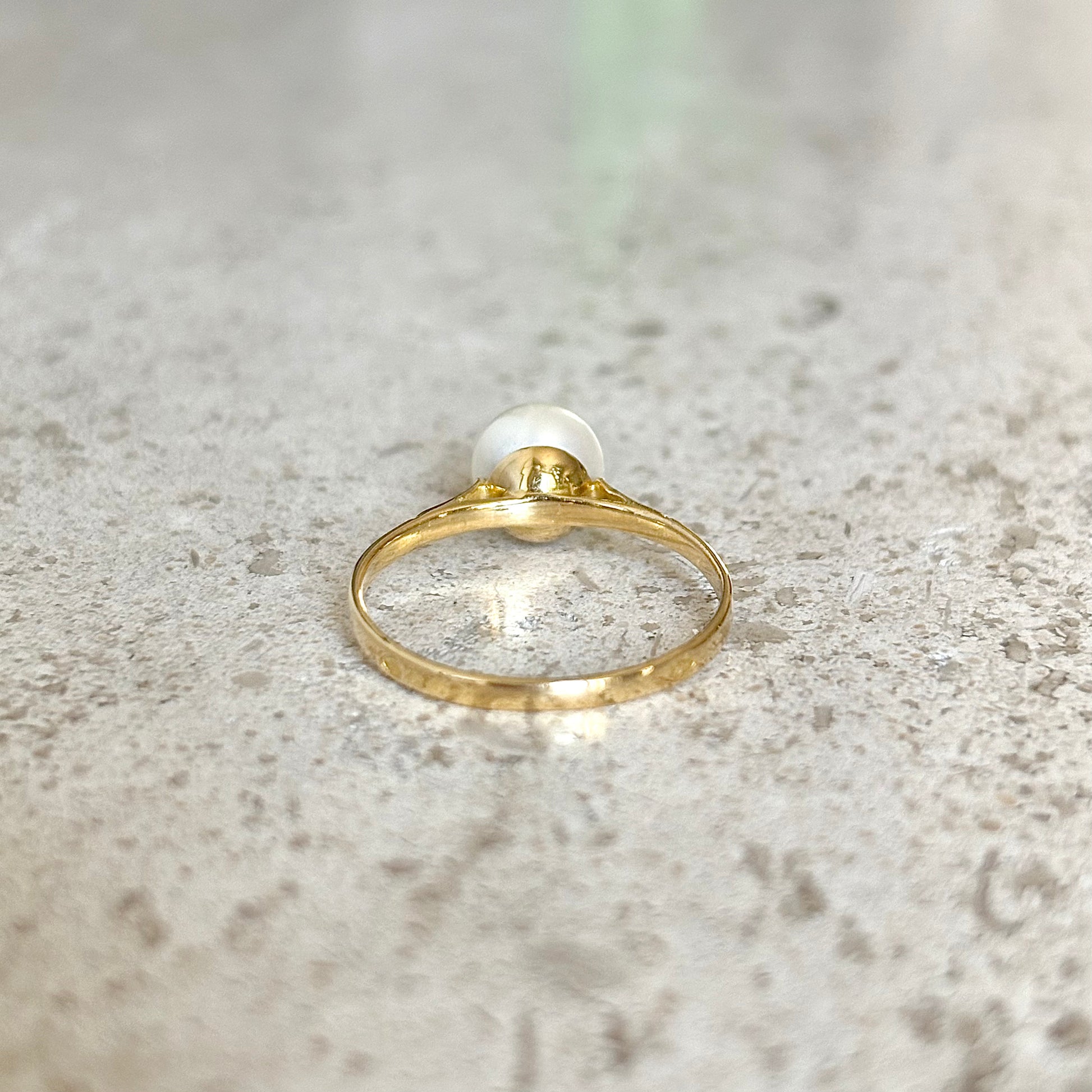 Bague Perle - Or Jaune 750