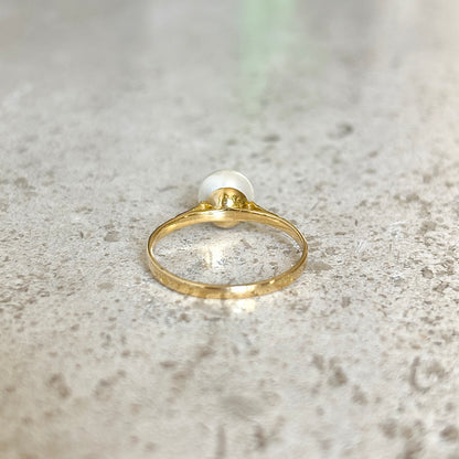 Bague Perle - Or Jaune 750