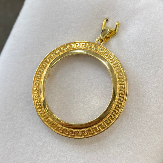 Monture Pendentif Pièce 20 Francs - Porte Pièce Or Jaune 750