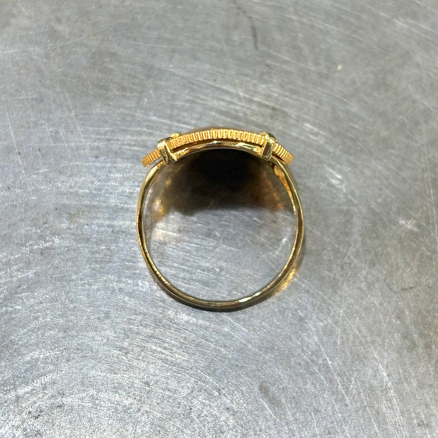 Bague Pièce - Or Jaune 750 & Pièce Or Demi Souverain