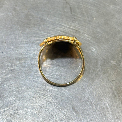 Bague Pièce - Or Jaune 750 & Pièce Or Demi Souverain