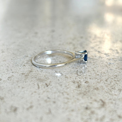 Bague Lapuna - Or Blanc 750 & Saphir