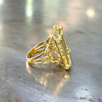 Bague Pièce - Or Jaune 750 & Pièce 10 Francs Napoléon