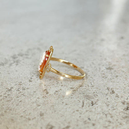 Bague Camée Vintage - Or Jaune 750 & Camée