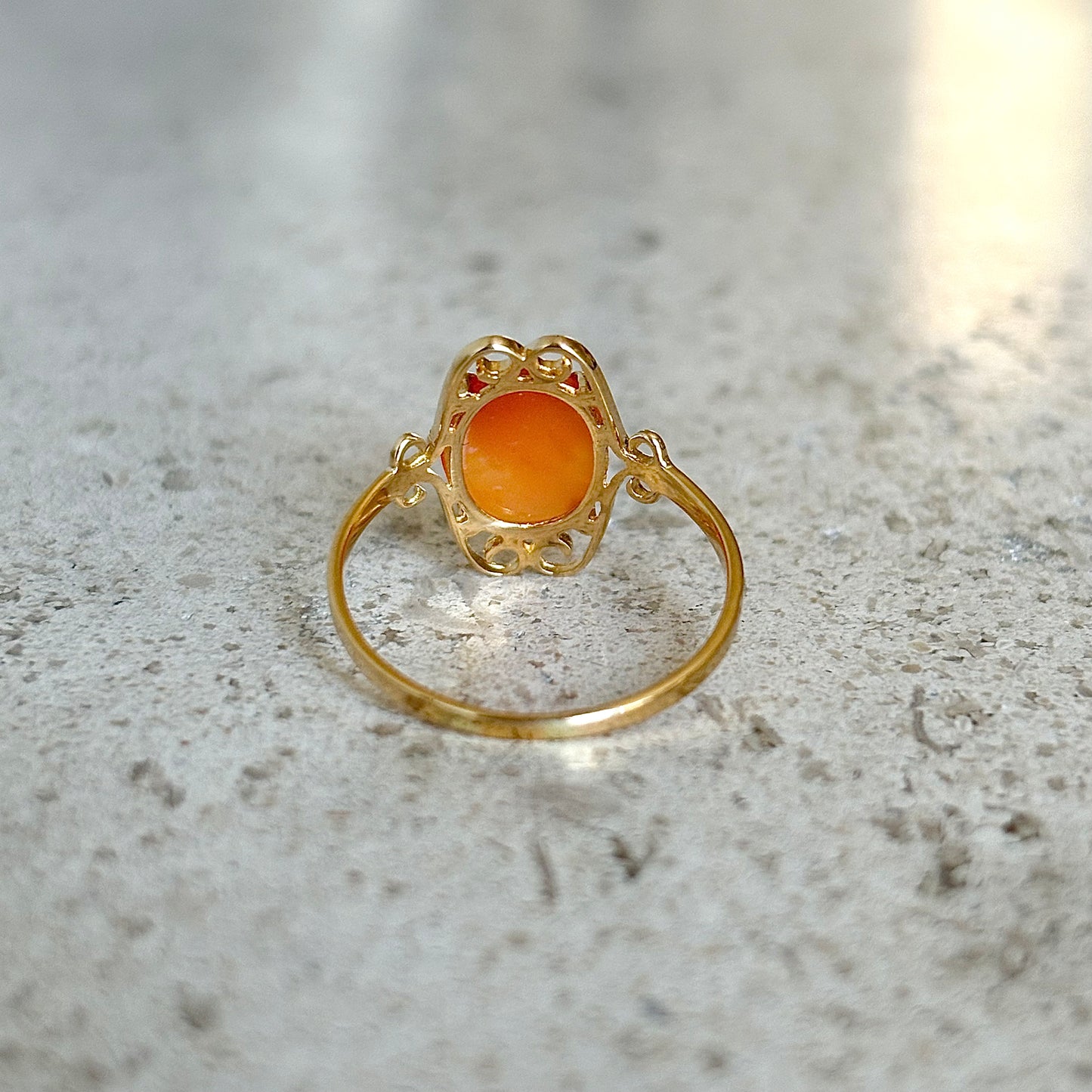 Bague Camée Vintage - Or Jaune 750 & Camée
