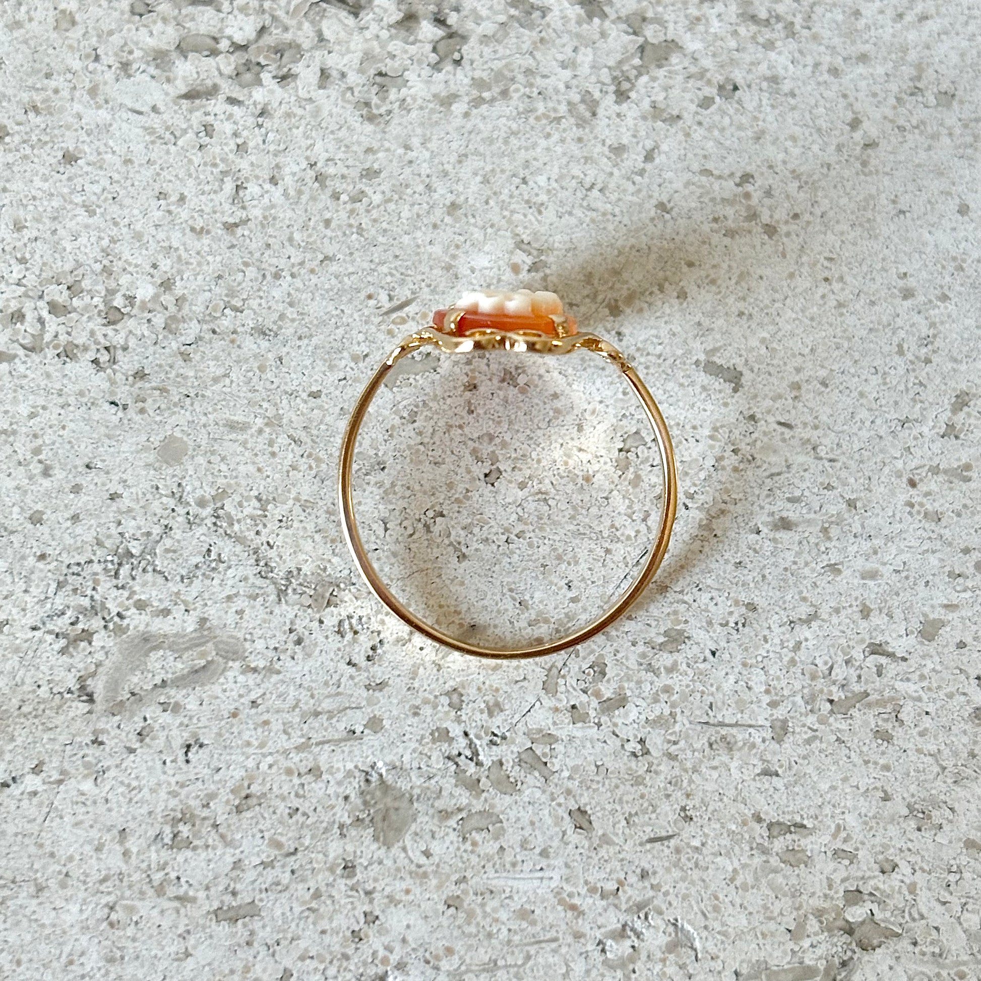 Bague Camée Vintage - Or Jaune 750 & Camée