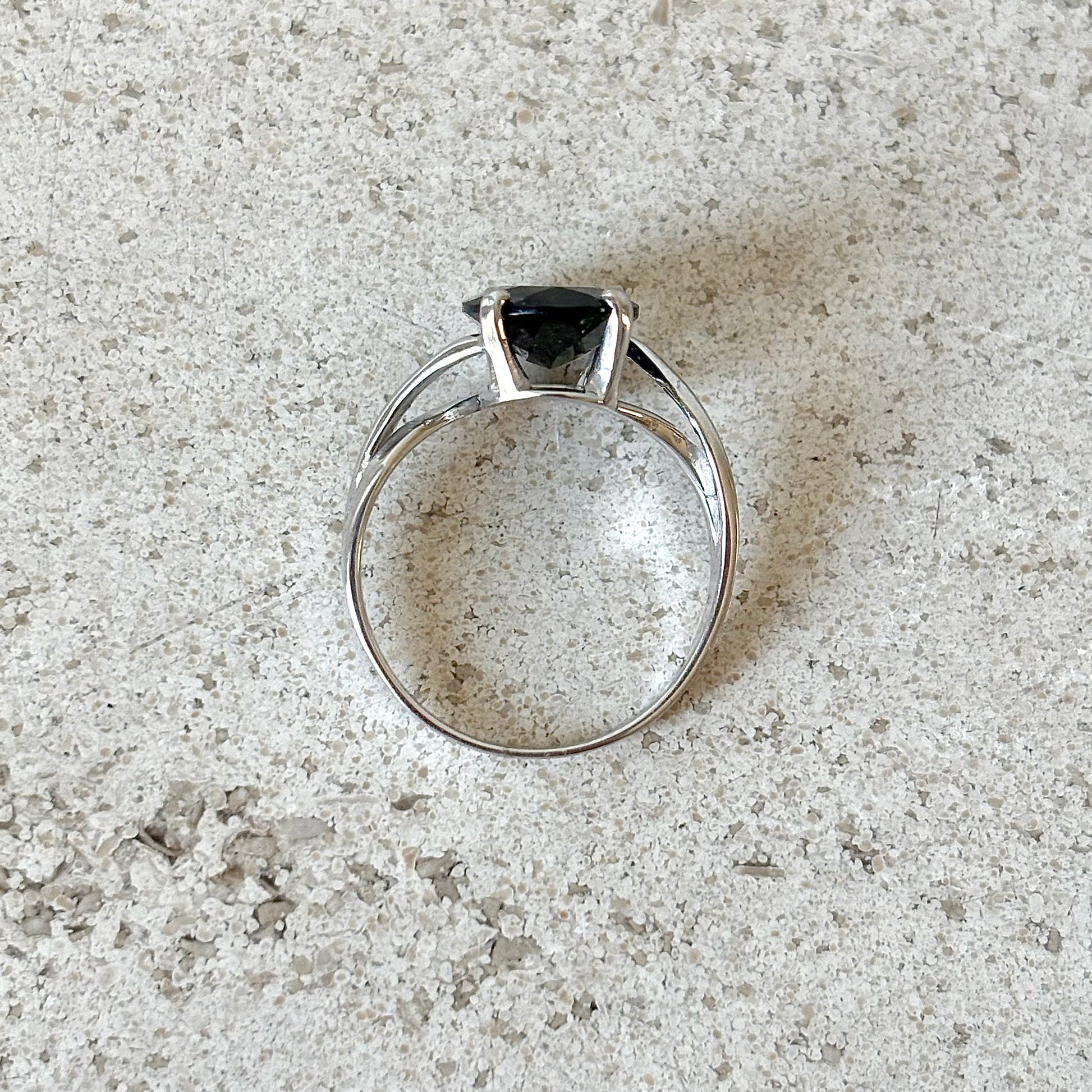 Bague Cocktail - Or Blanc 750 & Tourmaline