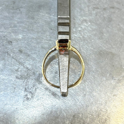 Bague Grenat - Or Jaune 750 & Grenat