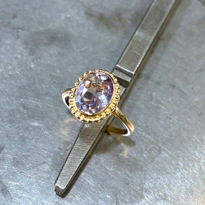 Bague Vintage - Or Jaune 750 & Améthyste