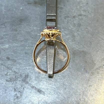 Bague Vintage - Or Jaune 750 & Améthyste