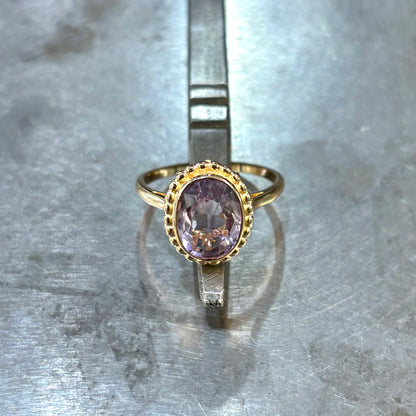 Bague Vintage - Or Jaune 750 & Améthyste