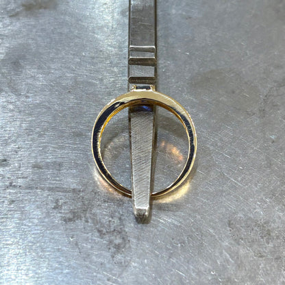 Bague Jonc - Or Jaune 750 & Saphir