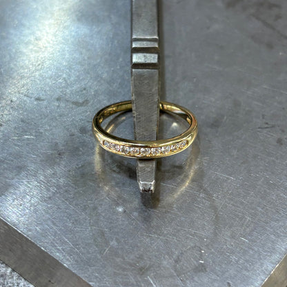 Bague Alliance - Or Jaune 750 & Diamants