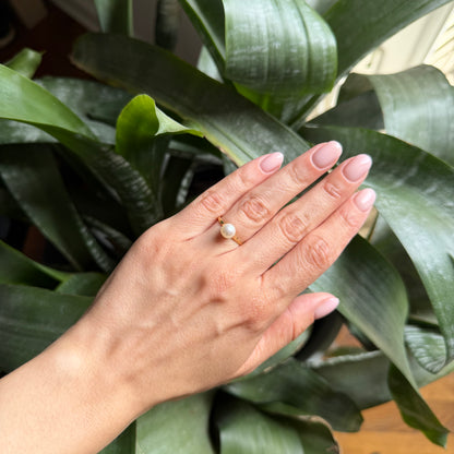 Bague Perle - Or Jaune 750