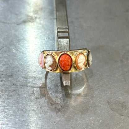 Bague Vintage Art Déco - Or Jaune 585 & Camée