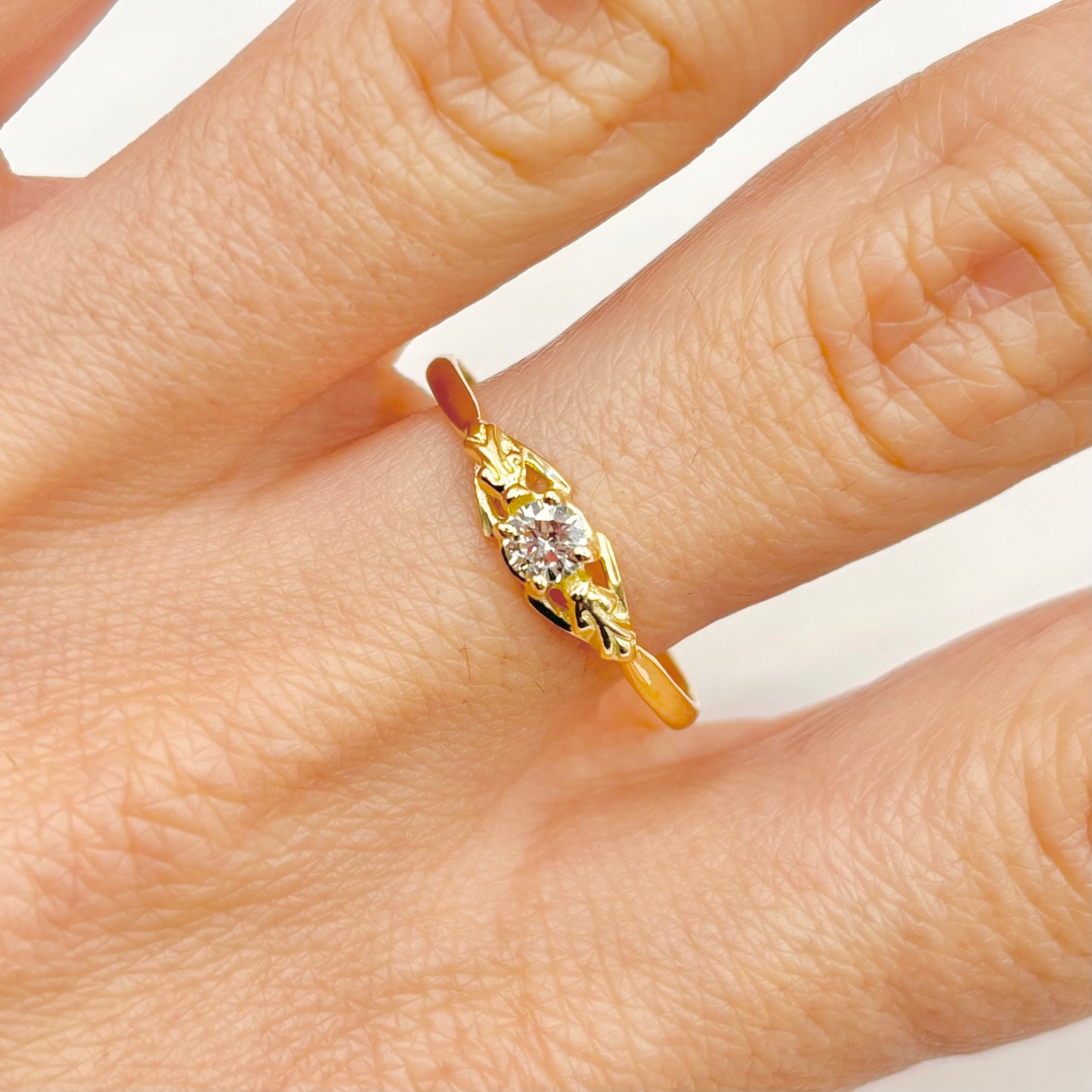 Bague Luna - Or Jaune 750 & Diamant