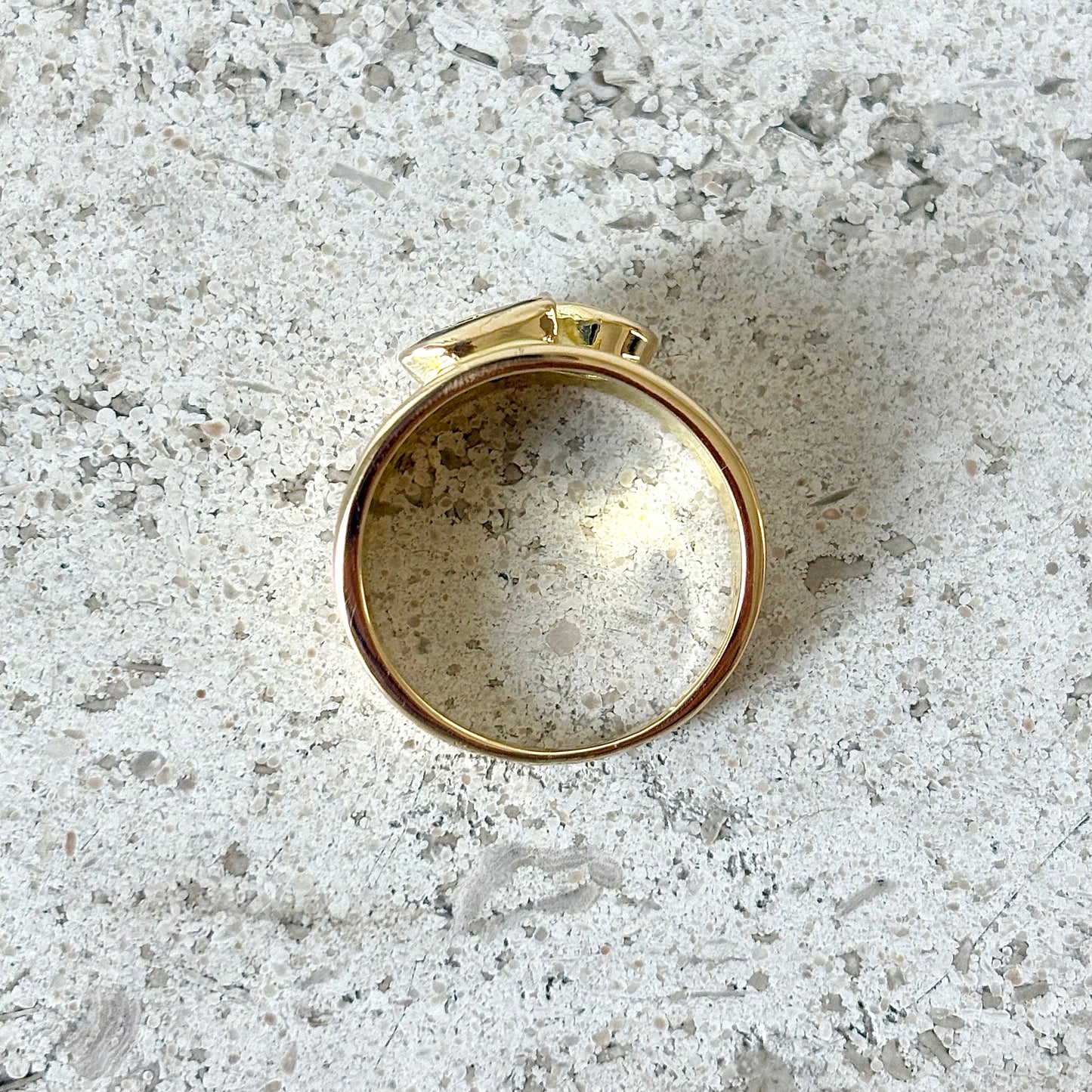 Bague Jonc - Or Jaune 750 & Saphirs