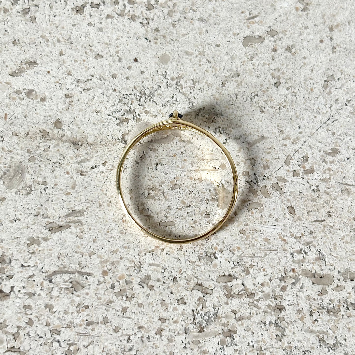 Bague Vintage - Or Jaune 750 & Saphir