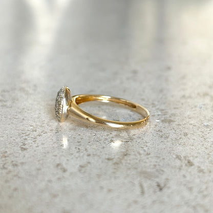 Bague Pavée - Or Jaune 750 & Diamants