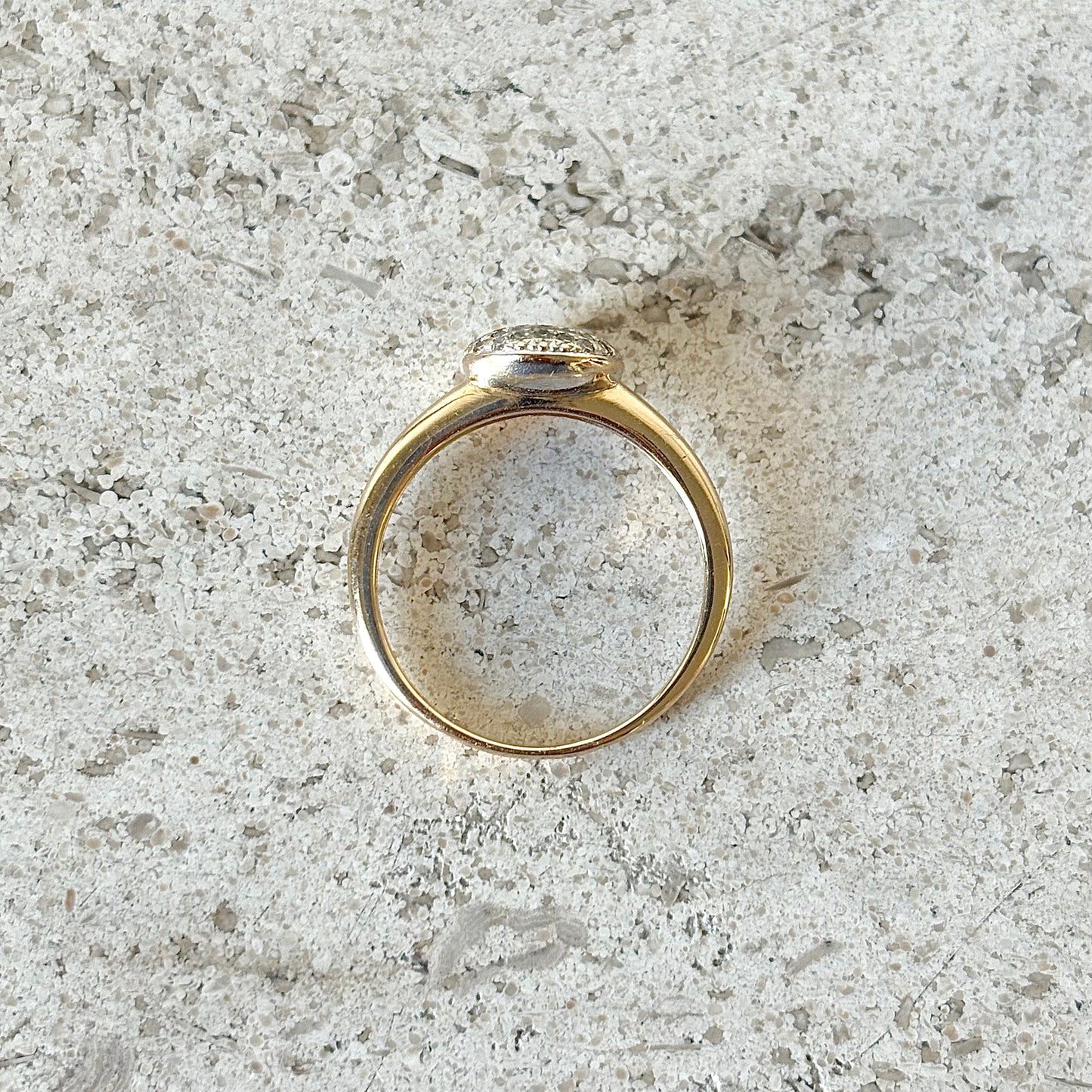 Bague Pavée - Or Jaune 750 & Diamants