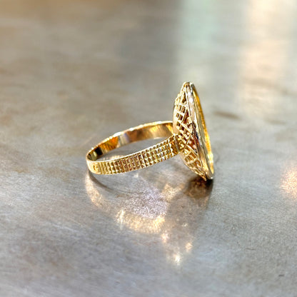 Bague Pièce - Or Jaune 750 & Pièce 10 Francs Napoléon