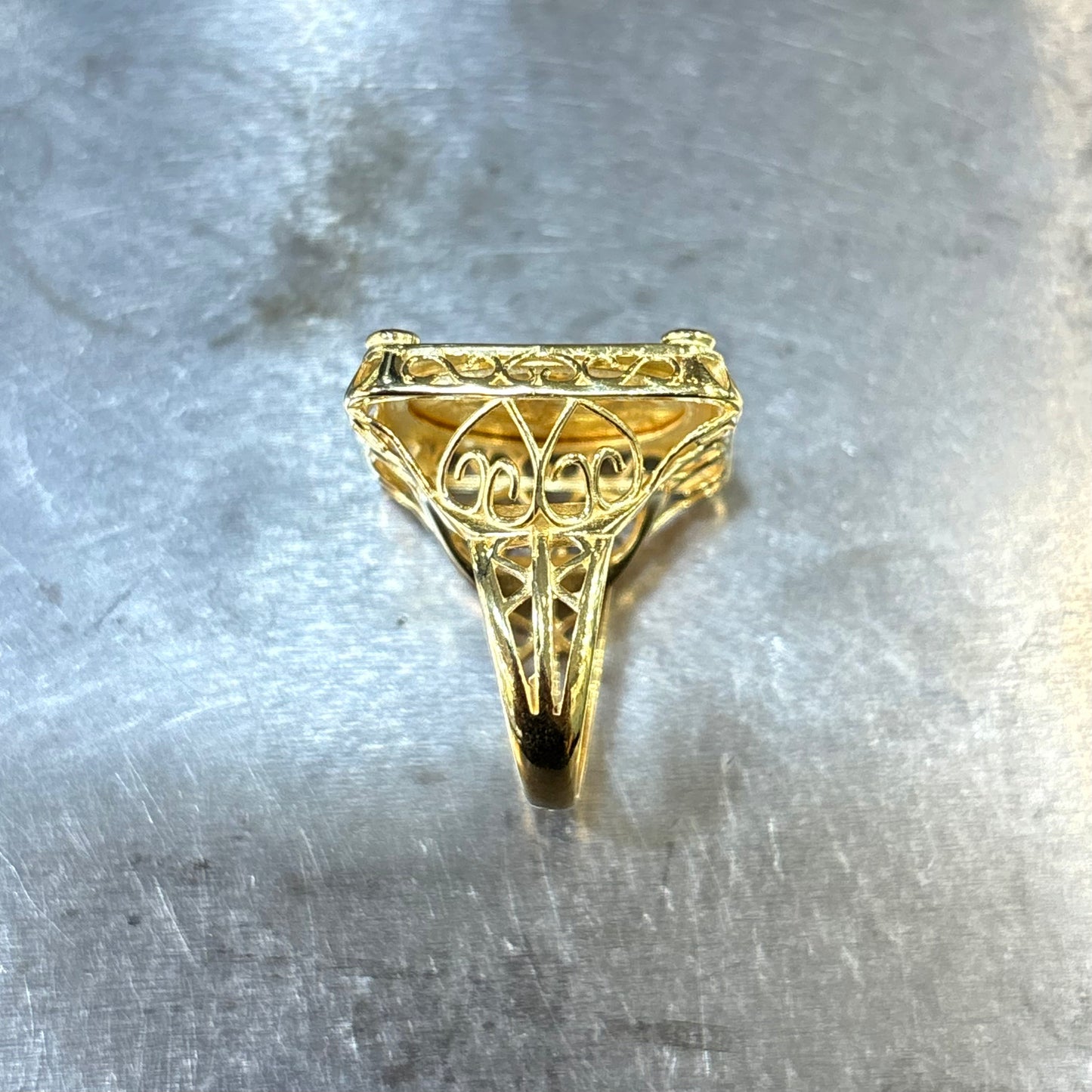 Bague Pièce - Or Jaune 750 & Pièce Or 10 Francs Napoléon