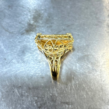 Bague Pièce - Or Jaune 750 & Pièce Or 10 Francs Napoléon