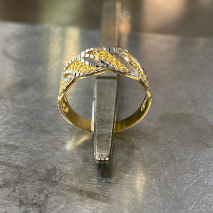 Bague Filigrane - Or Jaune/Blanc 750