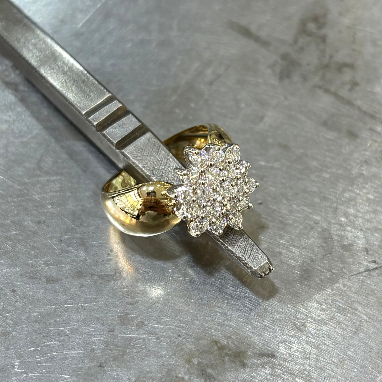 Bague Marguerite - Or Jaune 750 & Diamants