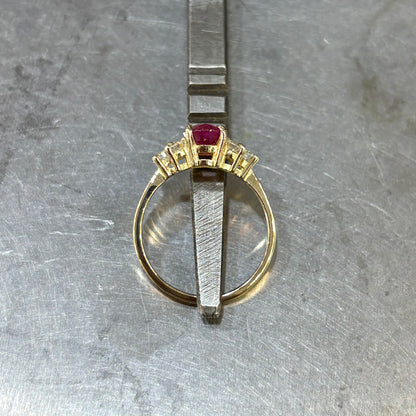 Bague Nausicaä Médium - Or Jaune 750 Rubis & Diamants