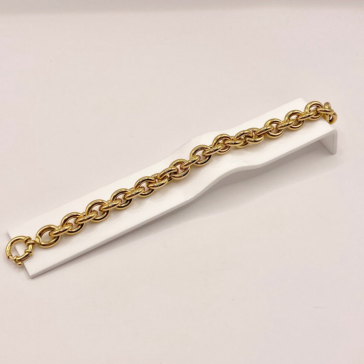 Bracelet Maille Jaseron - Or Jaune 750