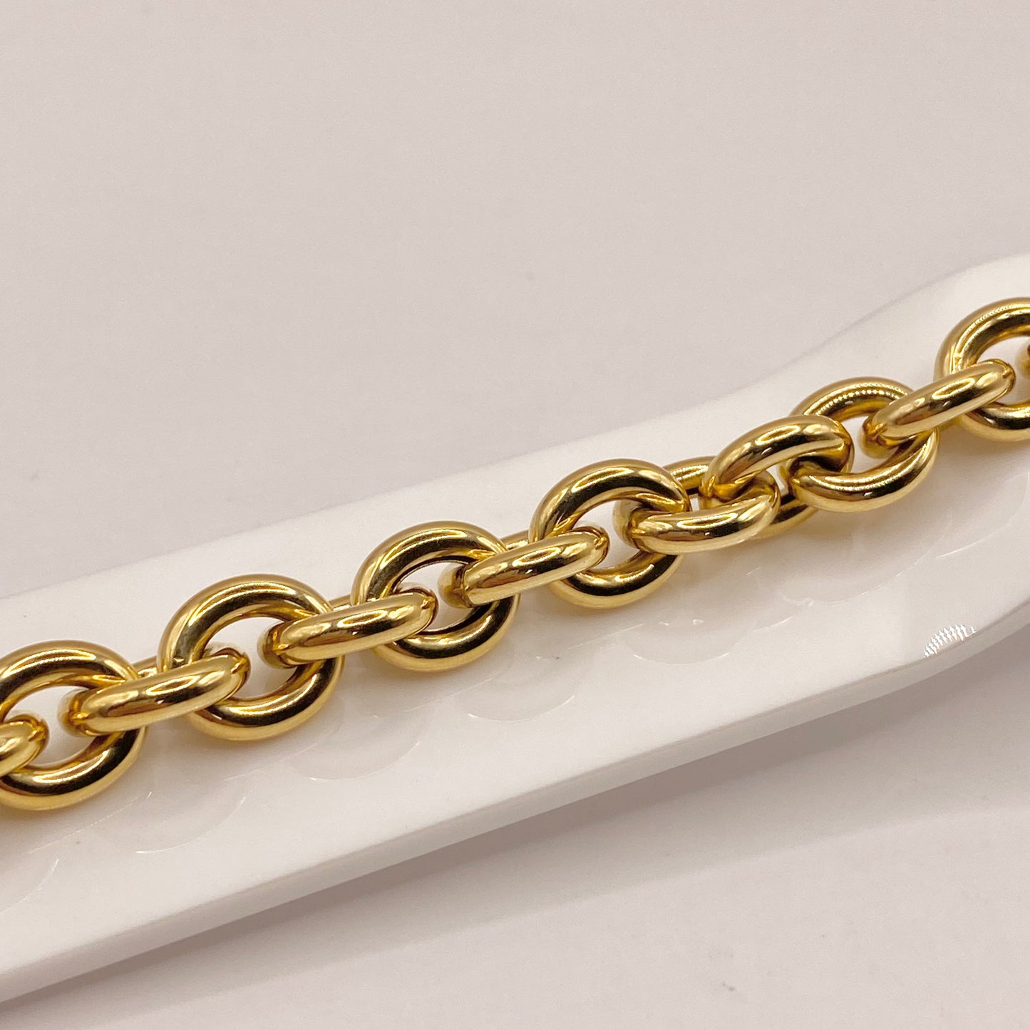 Bracelet Maille Jaseron - Or Jaune 750