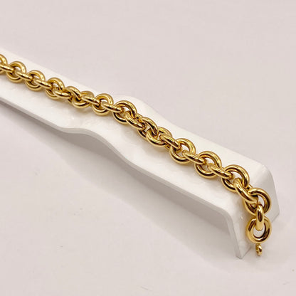 Bracelet Maille Jaseron - Or Jaune 750