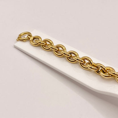 Bracelet Maille Jaseron - Or Jaune 750